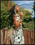 Load image into Gallery viewer, Blocked Lumière Short Halter Dress

