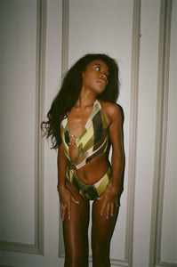 Green Fusion Ring Swimsuit